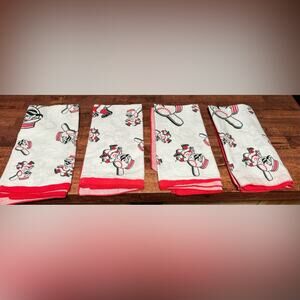 Four Mr. Red legs Cincinnati Reds Handkerchiefs (21 x 20 in)